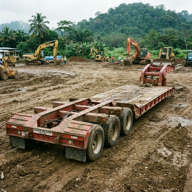 Grúa telescópica Eager Beaver GSL60/3 de 60 toneladas para izaje pesado