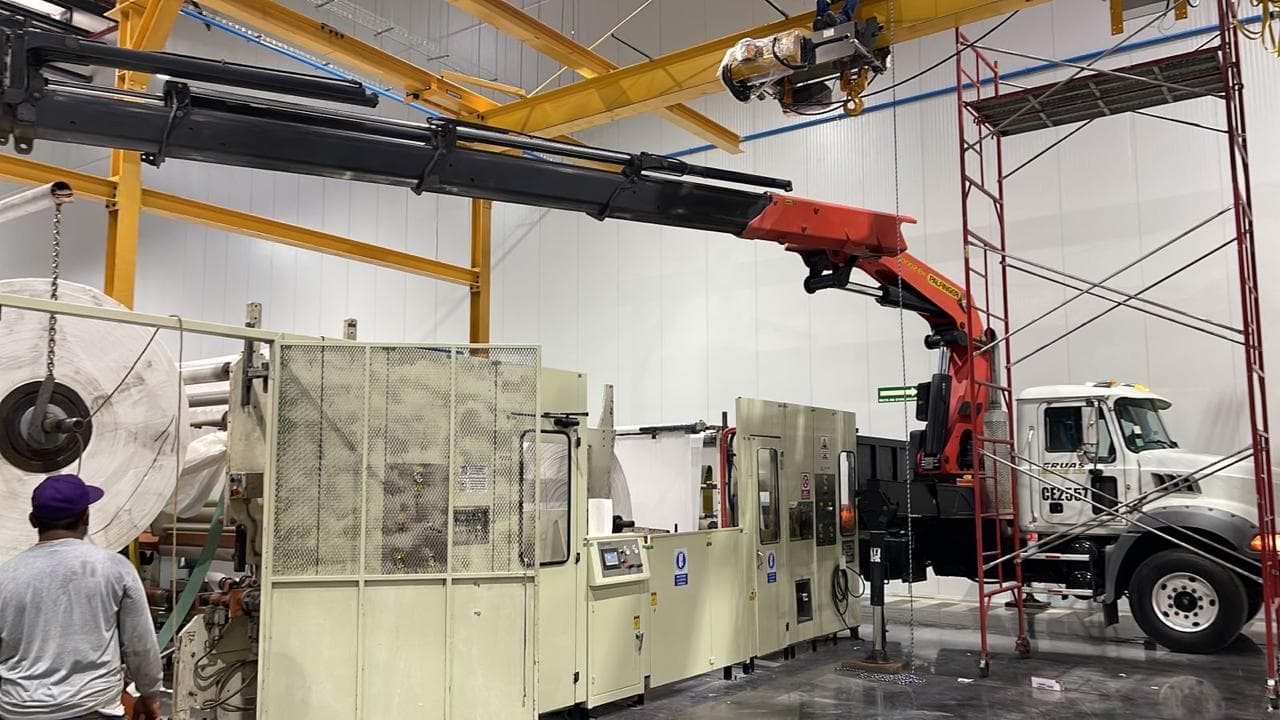 Armado de Tren de Laminación — Proyecto Papelera Itsmeña