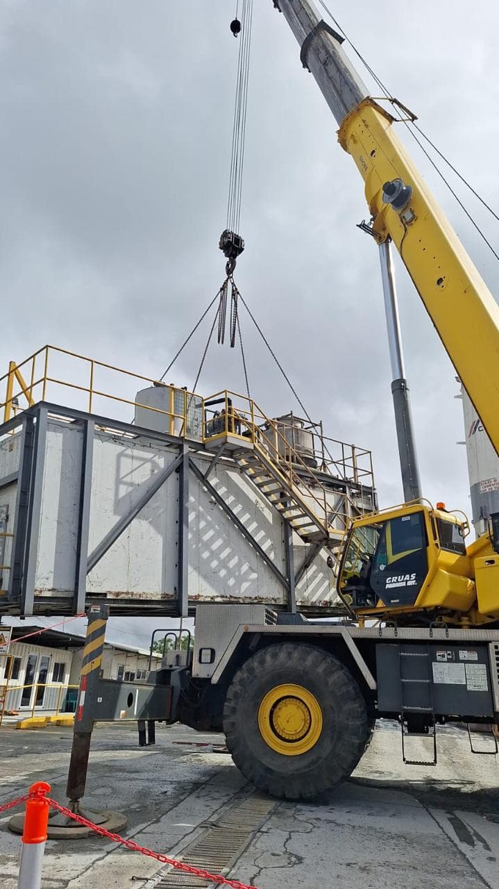 Desmontaje de Planta de Hielo en Cemex Panamá